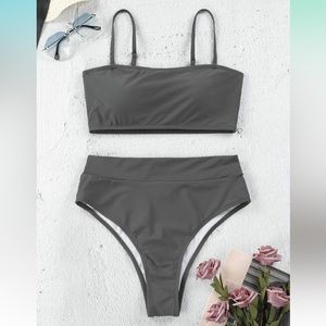 NWOT Cheeky High Waist Bikini Set